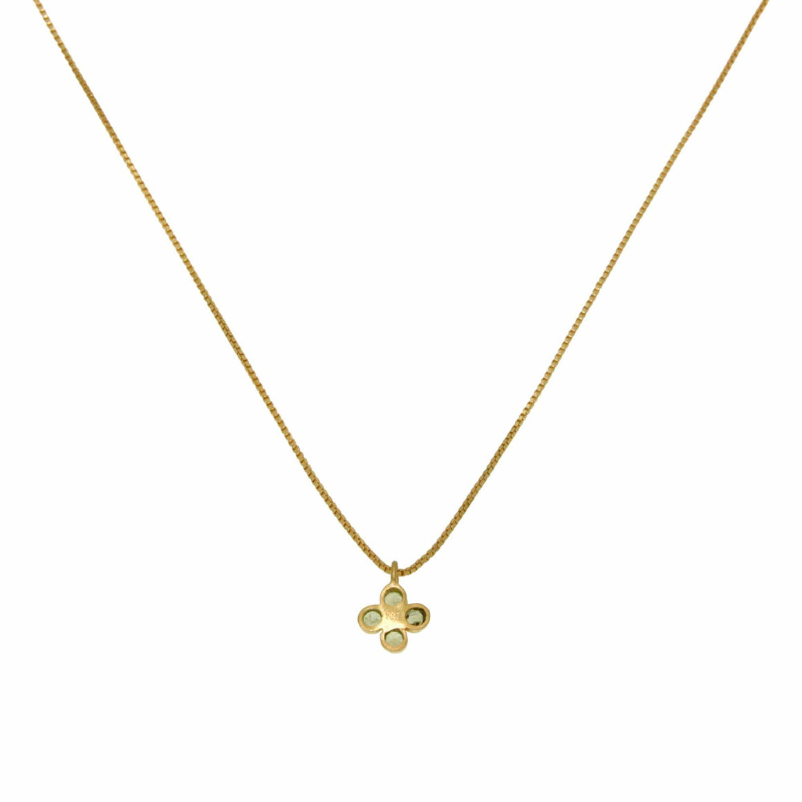Manjusha Jewels Necklaces Four Stone Peridot Necklace