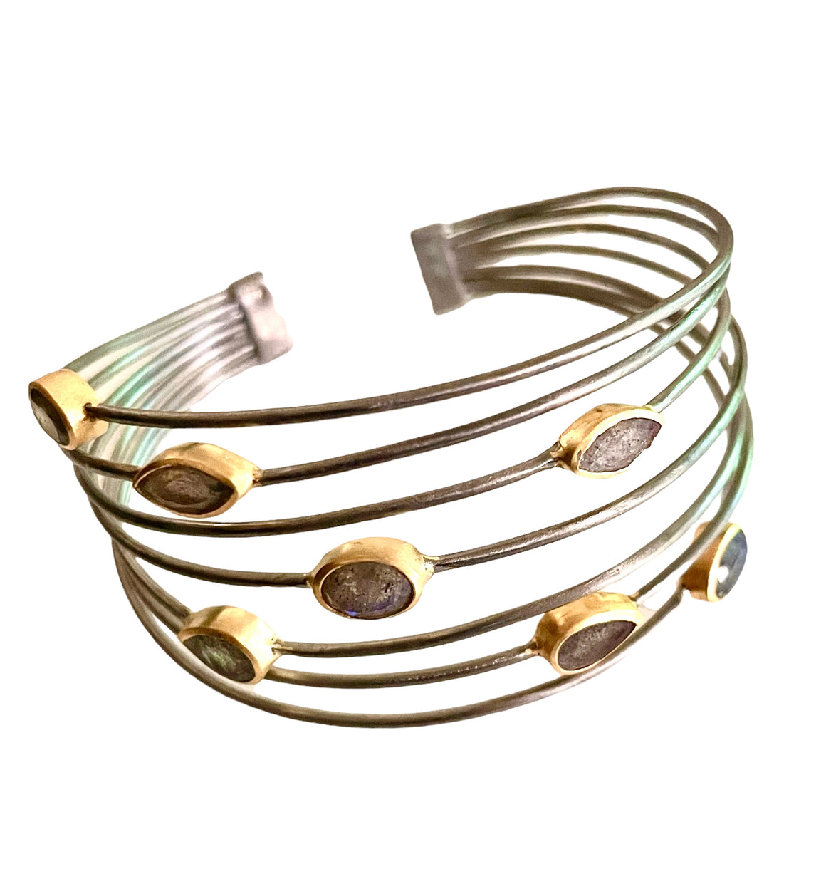 Labradorite Symphony Cuff