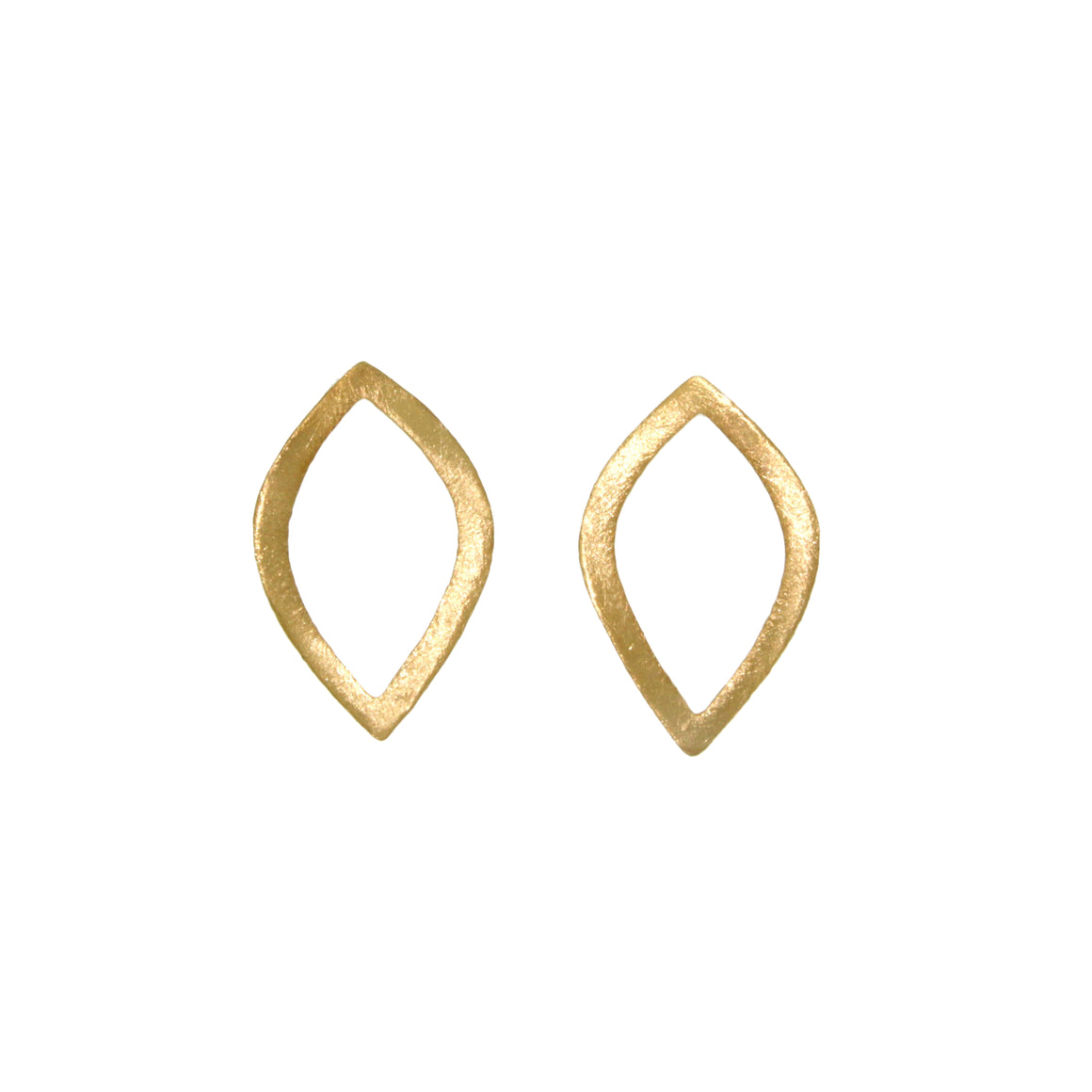 Gold Textured Leaf shape