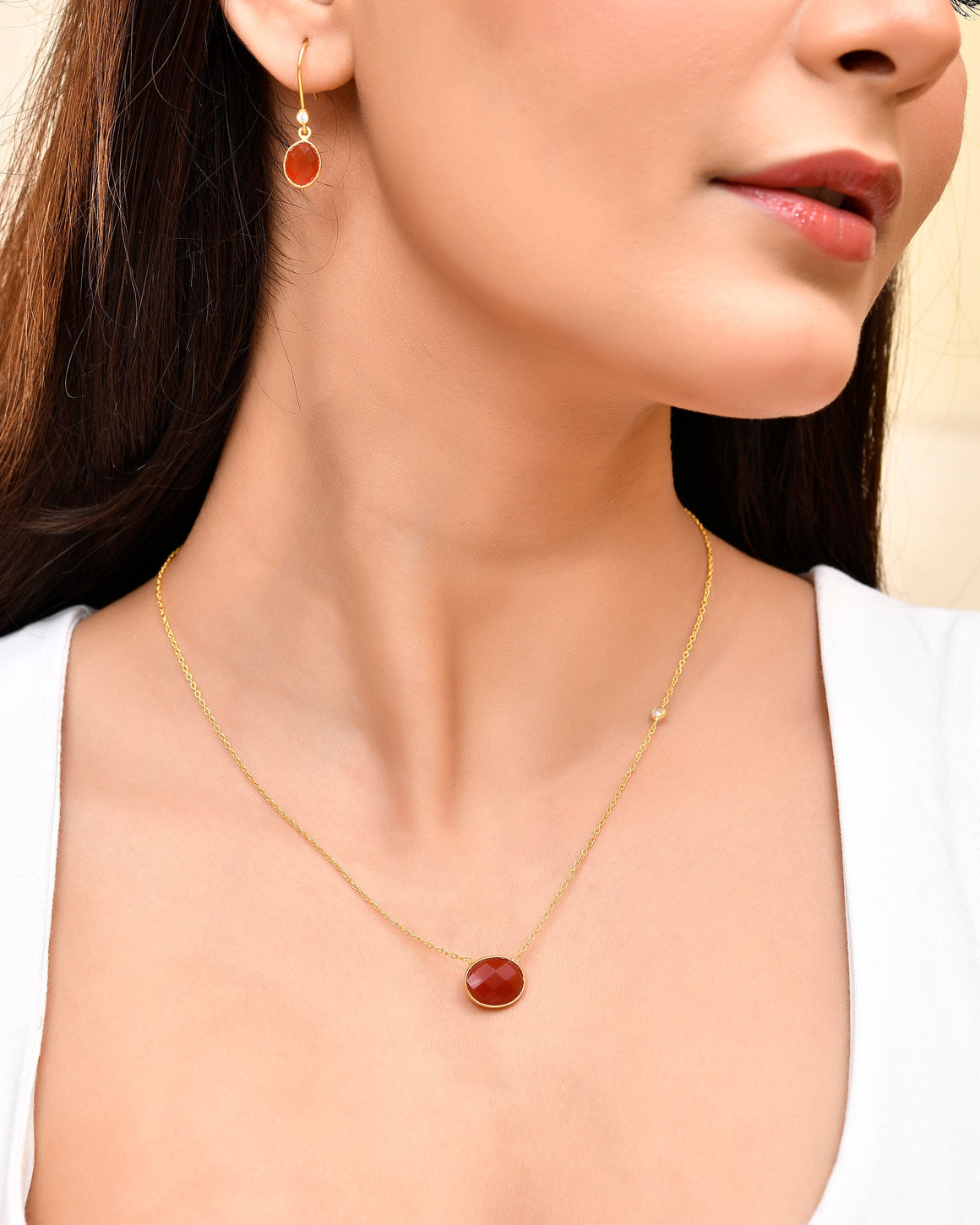 Flame Kissed Onyx Earrings