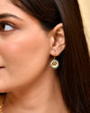 Two Tone Black & Gold Earrings
