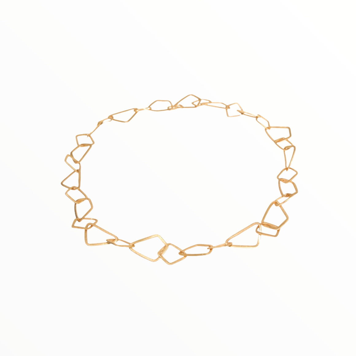 Gold Irregular Link Chain