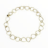 Gold Irregular Circle Necklace