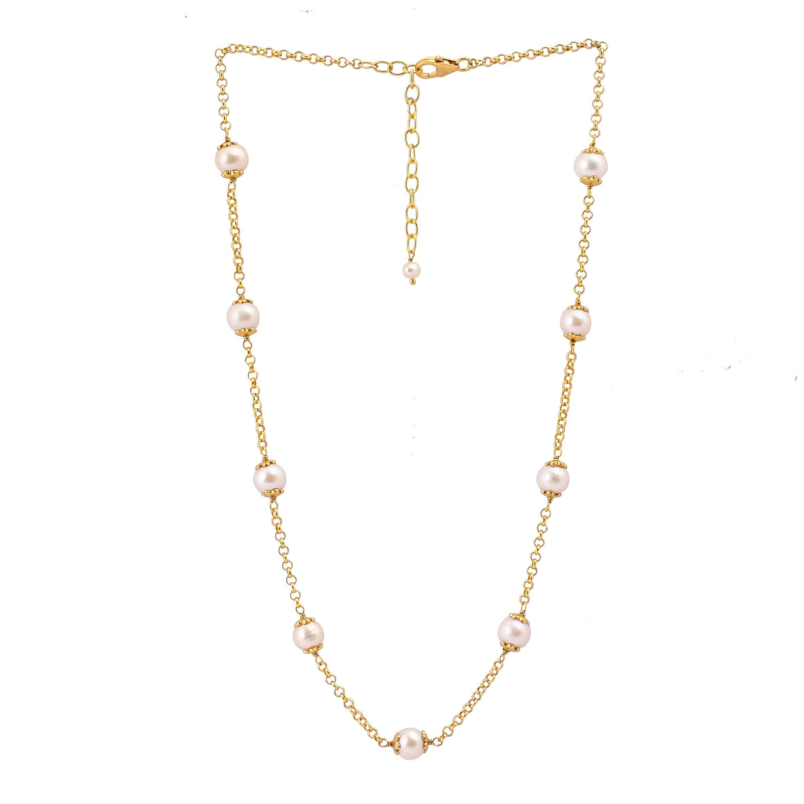Pearl Cap Necklace