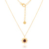 Garnet Star Pendant on Adjustable Chain