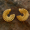 Devi Cut Earrings in Gold
