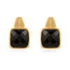 Manjusha Jewels Earrings Black Onyx Square Earring