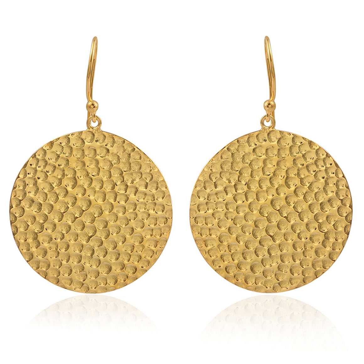Manjusha Jewels earrings Devi Circle Earrings in Gold