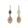 Manjusha Jewels earrings Double Pink Tourmaline Earring