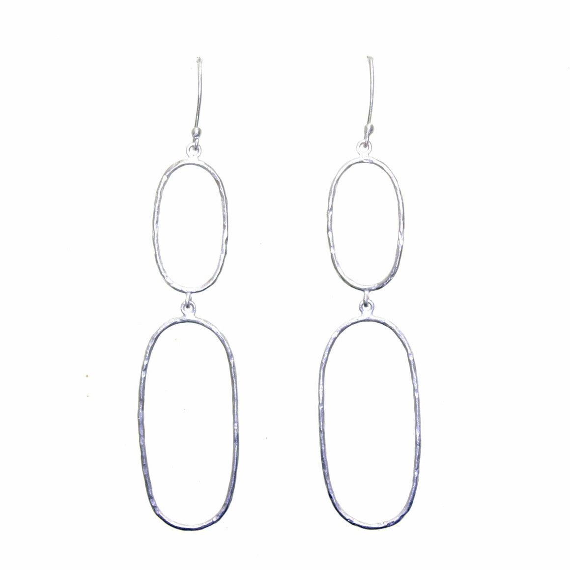 Manjusha Jewels earrings Silver Oval Earrings
