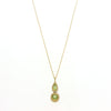 Manjusha Jewels Necklaces Forest Pear Drop Pendant in Peridot