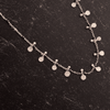 Manjusha Jewels Necklaces Luna Shadow  Necklace in Silver and Dark Rhodium